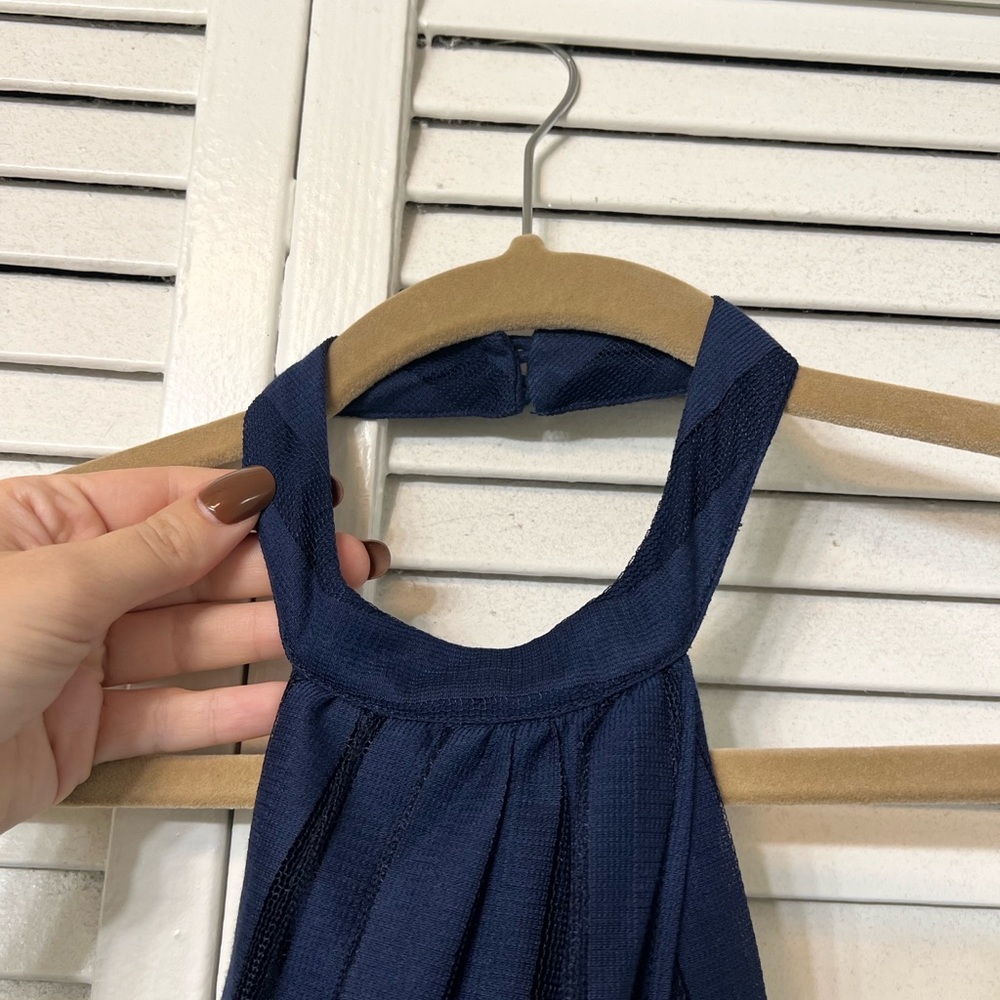 Amur Twilight Blue Leonie Halter Dress - Picture 4 of 7